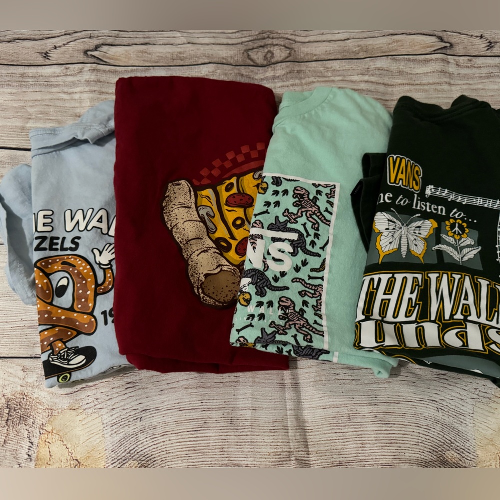 Bundle of Boys Vans Graphic Tees